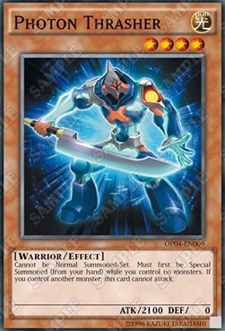Photon Thrasher OP04-EN006 Super Rare Englisch