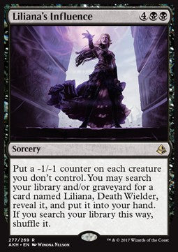 Liliana's Influence AKH-277 Rare Englisch