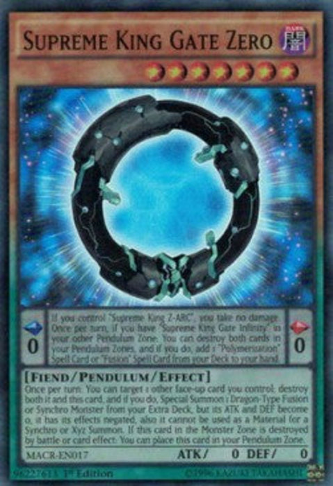 Supreme King Gate Zero MACR-EN017 Super Rare Englisch