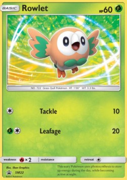 Rowlet SM-22 Promo Englisch