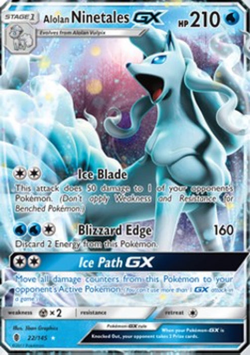 Alola- Vulnona GX GRI-22 Ultra Rare Deutsch