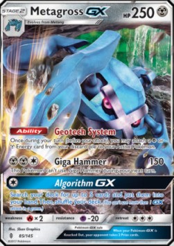 Metagross GX GRI-85 Ultra Rare Deutsch