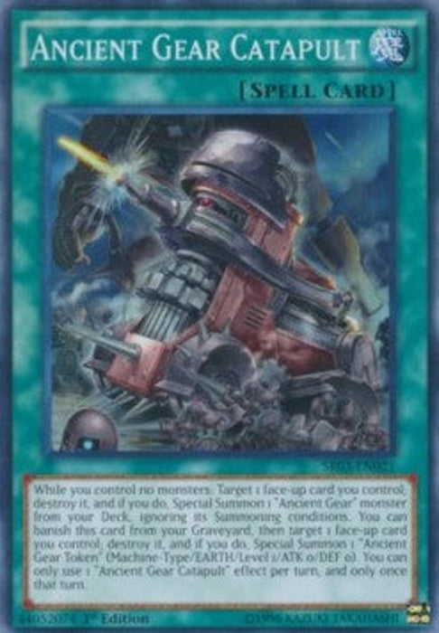 Ancient Gear Catapult SR03-EN021 Super Rare Englisch