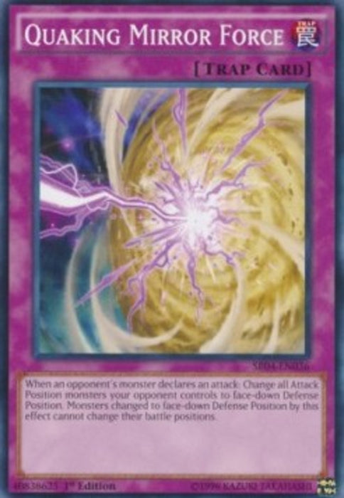 Quaking Mirror Force SR04-EN036 Common Englisch