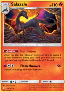 Salazzle GRI-16 Rare Deutsch
