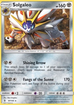 Solgaleo GRI-87 Rare Italienisch