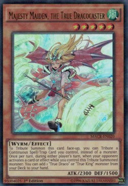 Majesty Maiden, the True Dracocaster MACR-EN020 Ultra Rare Englisch