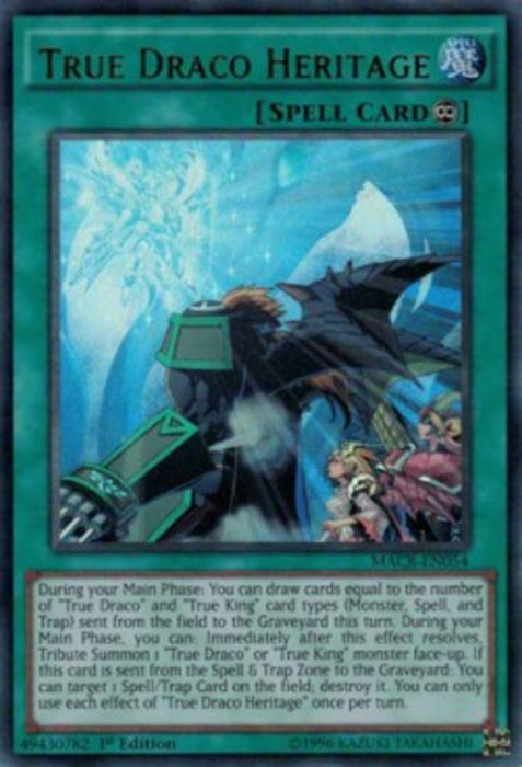 True Draco Heritage MACR-EN054 Ultra Rare Englisch