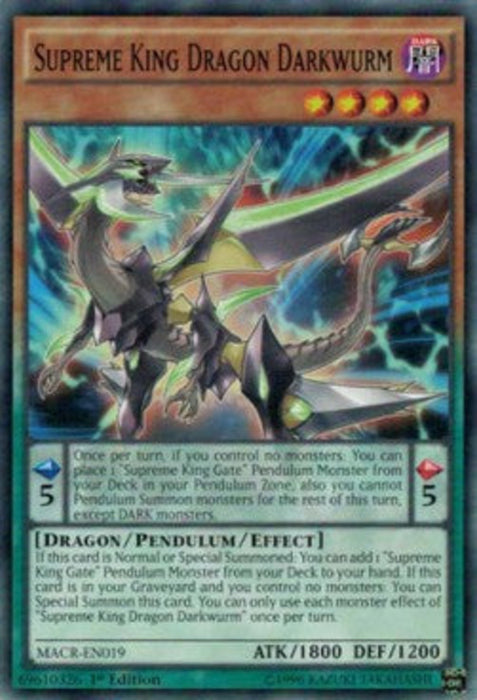 Supreme King Dragon Darkwurm MACR-EN019 Common Englisch