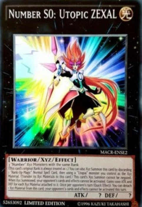 Number S0: Utopic ZEXAL MACR-ENSE2 Super Rare Englisch