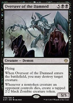 Overseer of the Damned E01-36 Rare Englisch