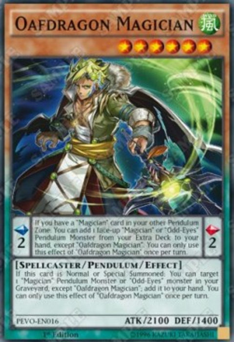 Oafdragon Magician PEVO-EN016 Super Rare Englisch