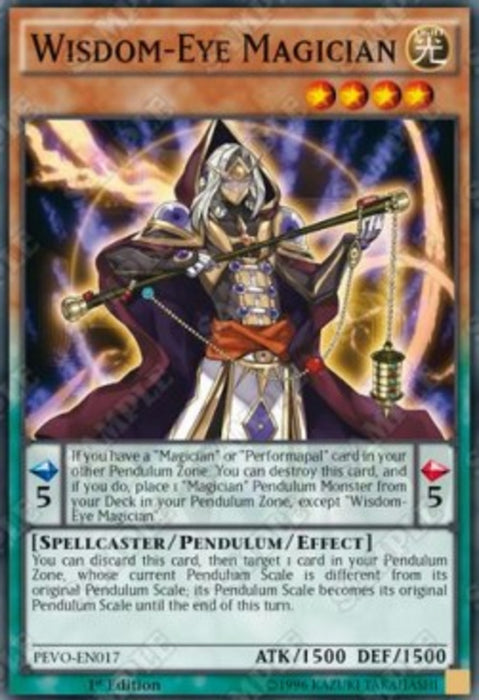 Wisdom-Eye Magician PEVO-EN017 Super Rare Englisch