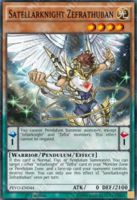 Satellarknight Zefrathuban PEVO-EN044 Super Rare Englisch