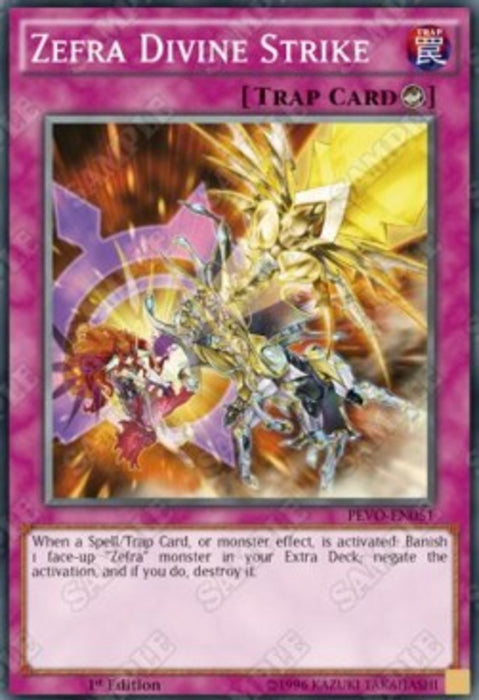 Zefra Divine Strike PEVO-EN051 Super Rare Englisch