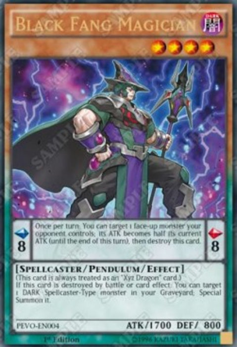Black Fang Magician PEVO-EN004 Ultra Rare Englisch