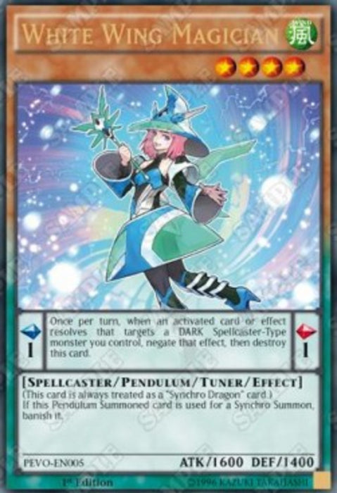 White Wing Magician PEVO-EN005 Ultra Rare Englisch
