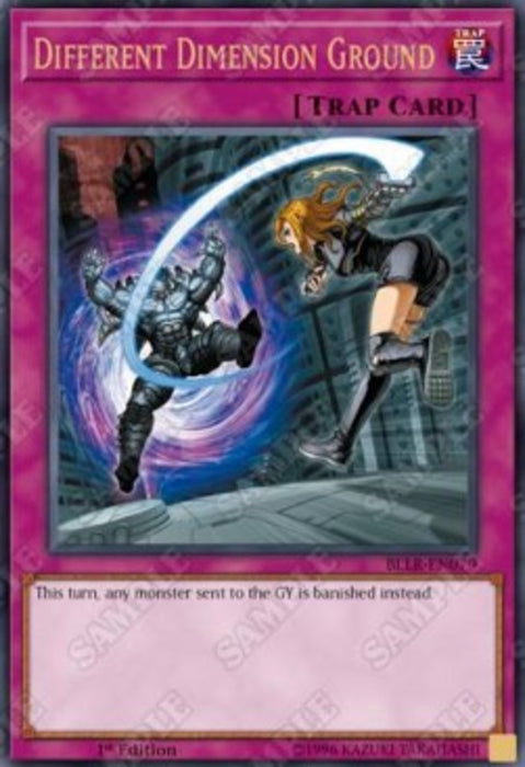 Different Dimension Ground BLLR-EN079 Ultra Rare Englisch
