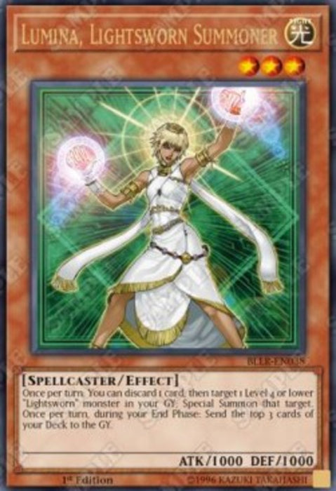 Lumina, Lightsworn Summoner BLLR-EN038 Ultra Rare Englisch
