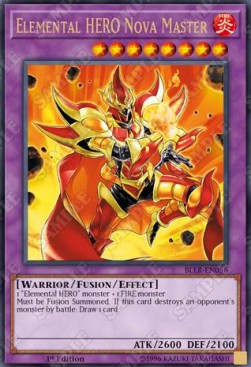 Elemental HERO Nova Master BLLR-EN056 Ultra Rare Englisch