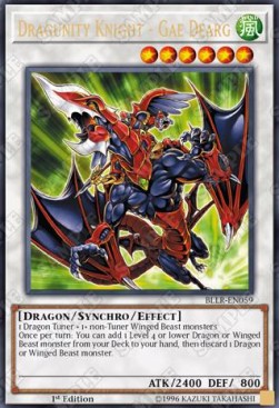 Dragunity Knight - Gae Dearg BLLR-EN059 Ultra Rare Amerikanisch
