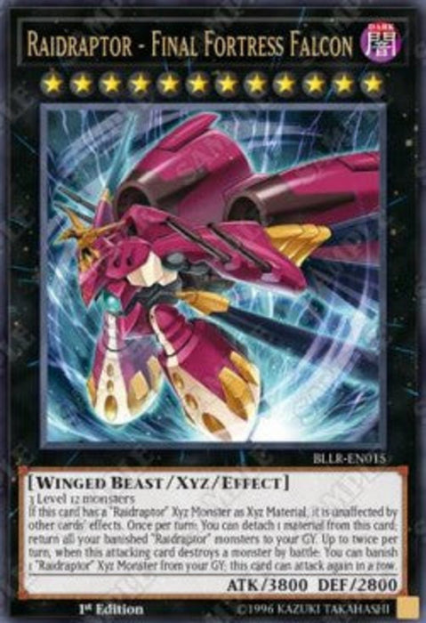 Raidraptor - Final Fortress Falcon BLLR-EN015 Ultra Rare Englisch