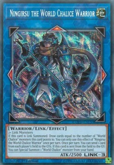 Ningirsu the World Chalice Warrior COTD-EN050 Secret Rare Englisch