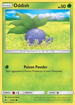 Oddish BUS-4 Common Englisch