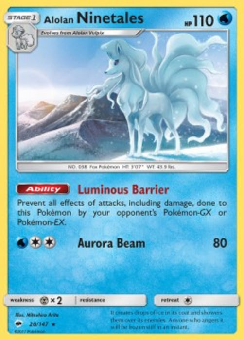 Alola- Vulnona BUS-28 Rare Deutsch