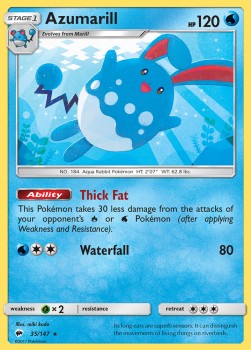Azumarill BUS-35 Rare Deutsch