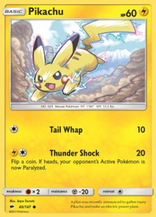 Pikachu BUS-40 Common Deutsch