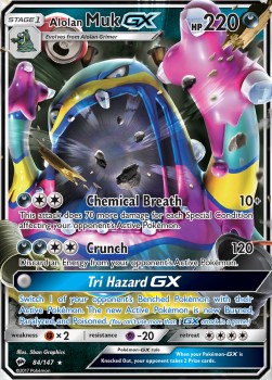 Alolan Muk GX BUS-84 Ultra Rare Englisch