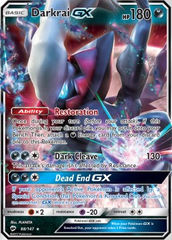 Darkrai GX BUS-88 Ultra Rare Deutsch