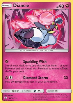 Diancie BUS-94 Holo Rare Englisch