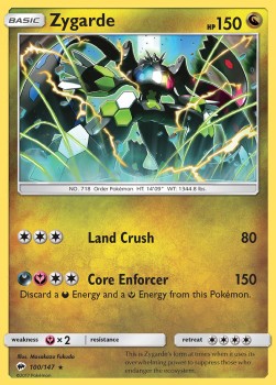 Zygarde BUS-100 Holo Rare Deutsch