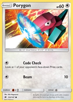 Porygon BUS-103 Common Englisch