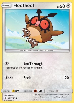 Hoothoot BUS-106 Common Deutsch