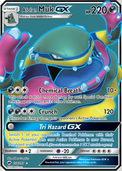 Alola- Sleimok GX BUS-138 Ultra Rare Deutsch
