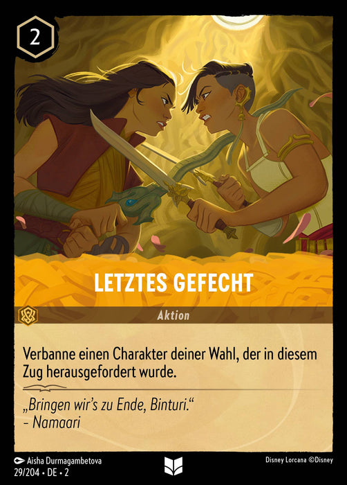 Letztes Gefecht 2ROF-029 Uncommon Deutsch