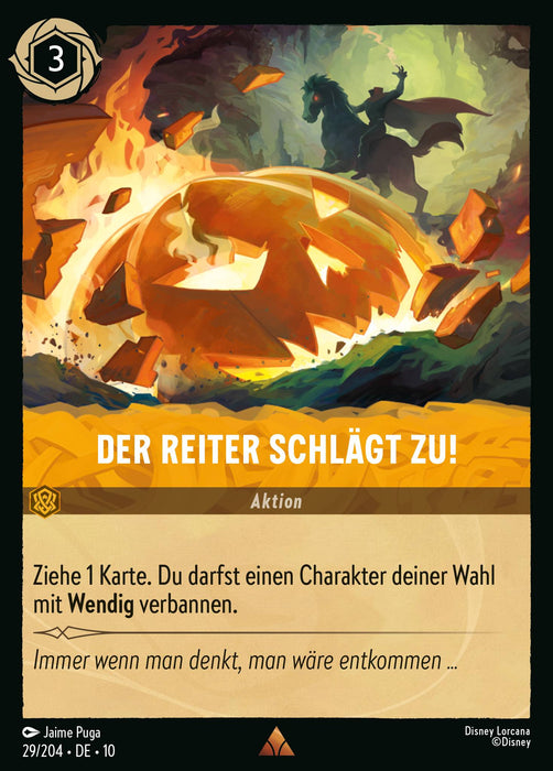 Der Reiter schlägt zu! (V.1) 10WHI-029 Rare Deutsch