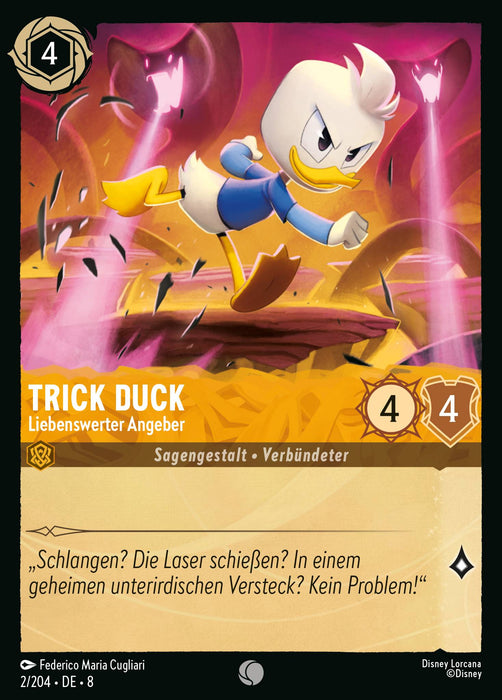 Trick Duck - Liebenswerter Angeber (V.2) 8JAF-002 Common Deutsch
