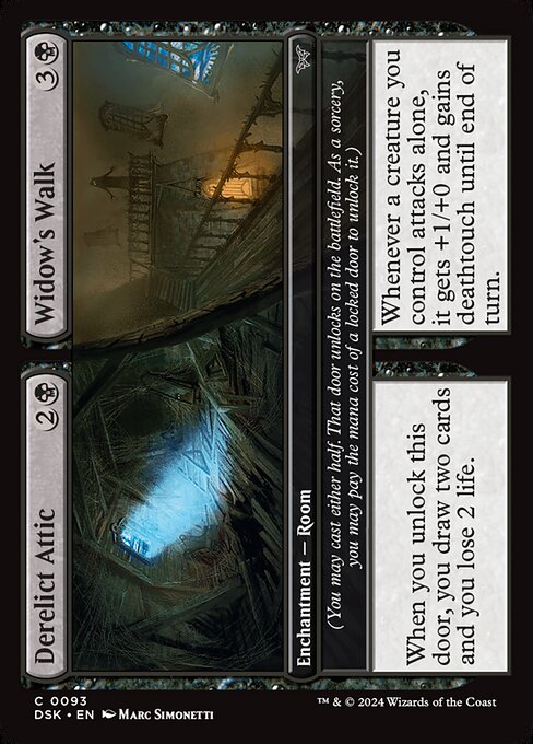 Derelict Attic // Widow's Walk - Back Face