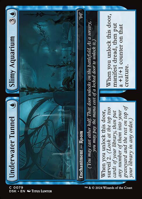 Underwater Tunnel // Slimy Aquarium - Back Face