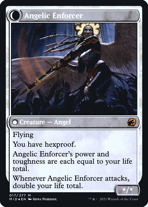 Enduring Angel // Angelic Enforcer - Back Face