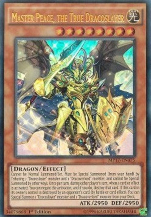 Master Peace, the True Dracoslayer MP17-EN075 Ultra Rare Englisch