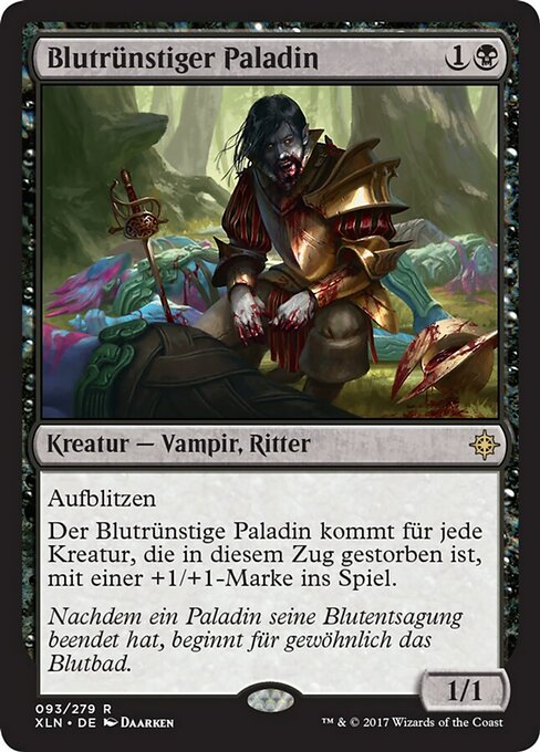 Magic: Bloodcrazed Paladin