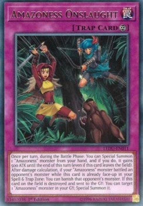 Amazoness Onslaught LEDU-EN011 Rare Englisch