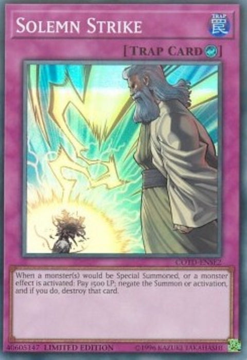 Solemn Strike COTD-ENSE2 Super Rare Englisch