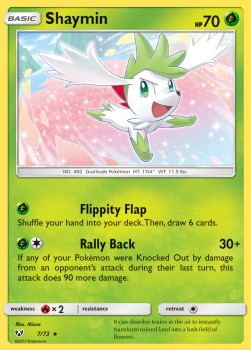 Shaymin SLG-7 Holo Rare Deutsch