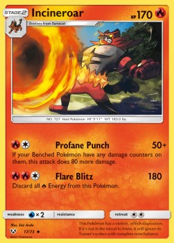 Incineroar SLG-17 Uncommon Englisch